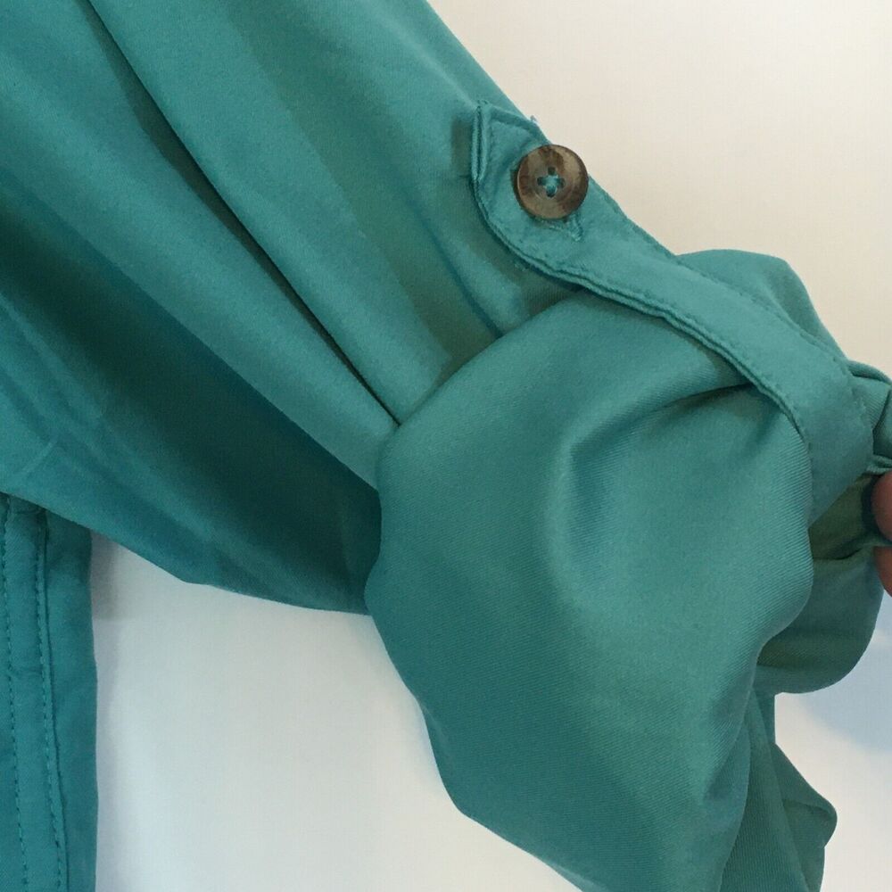 Red Head Brand Mens Green Outdoor Fishing Hiking Vented Shirt,‎ Roll Tab, sz M - Picture 4 of 11